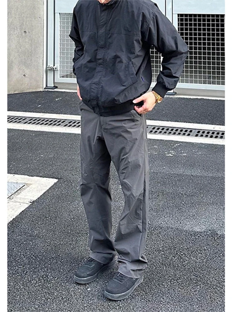 

Deep ey Soft ell Men's Spring Autumn Climbing Pants Qui Dry Workwear Trousers Casual Loose Fit High Waist Long Pants