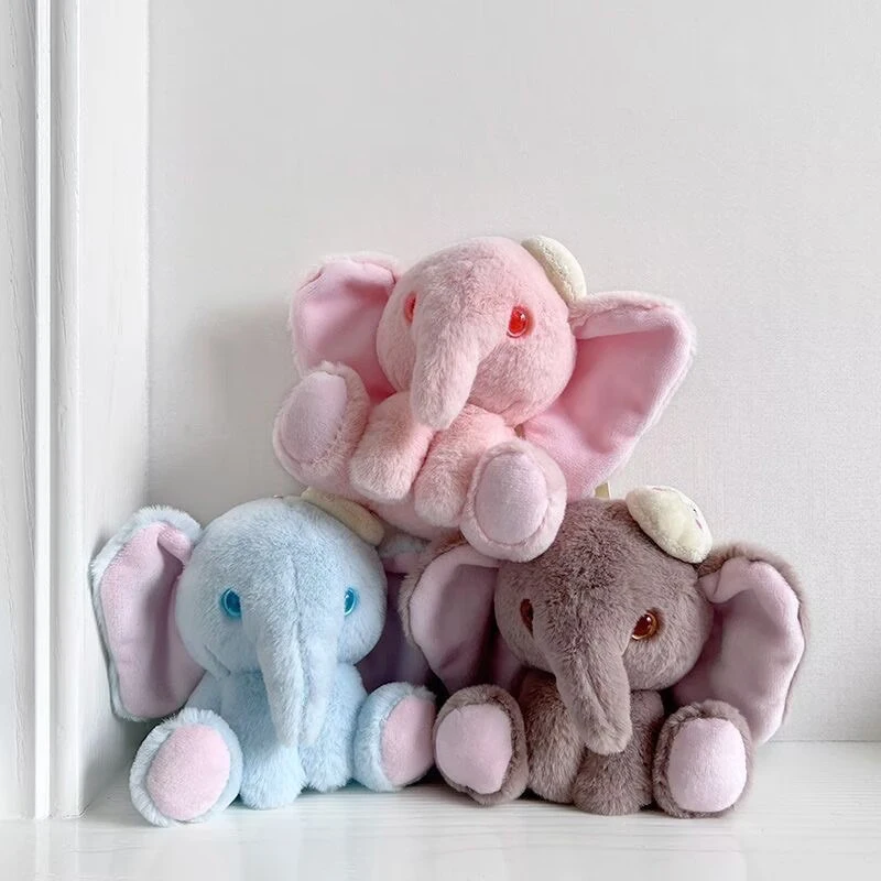 Cartoon Ins Elefante Ciondolo Peluche Carino Grandi Orecchie Bambola Portachiavi Auto Ornamento Borsa Ciondolo Regalo