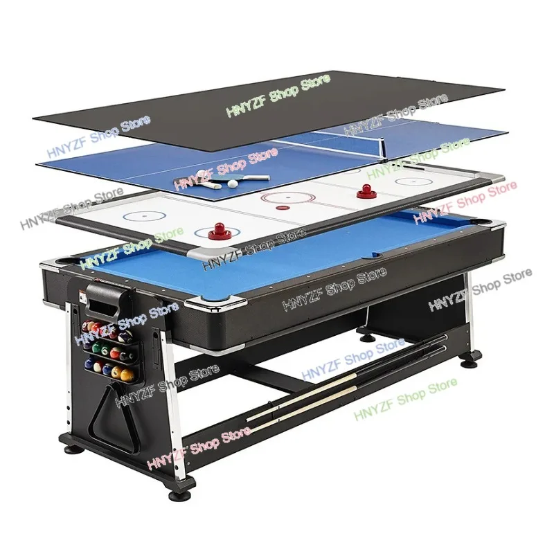 

Hot Sale 4 in 1 Modern Multi Game Billiard Pool Table with Air Hockey Table Tennis Table and Dinning