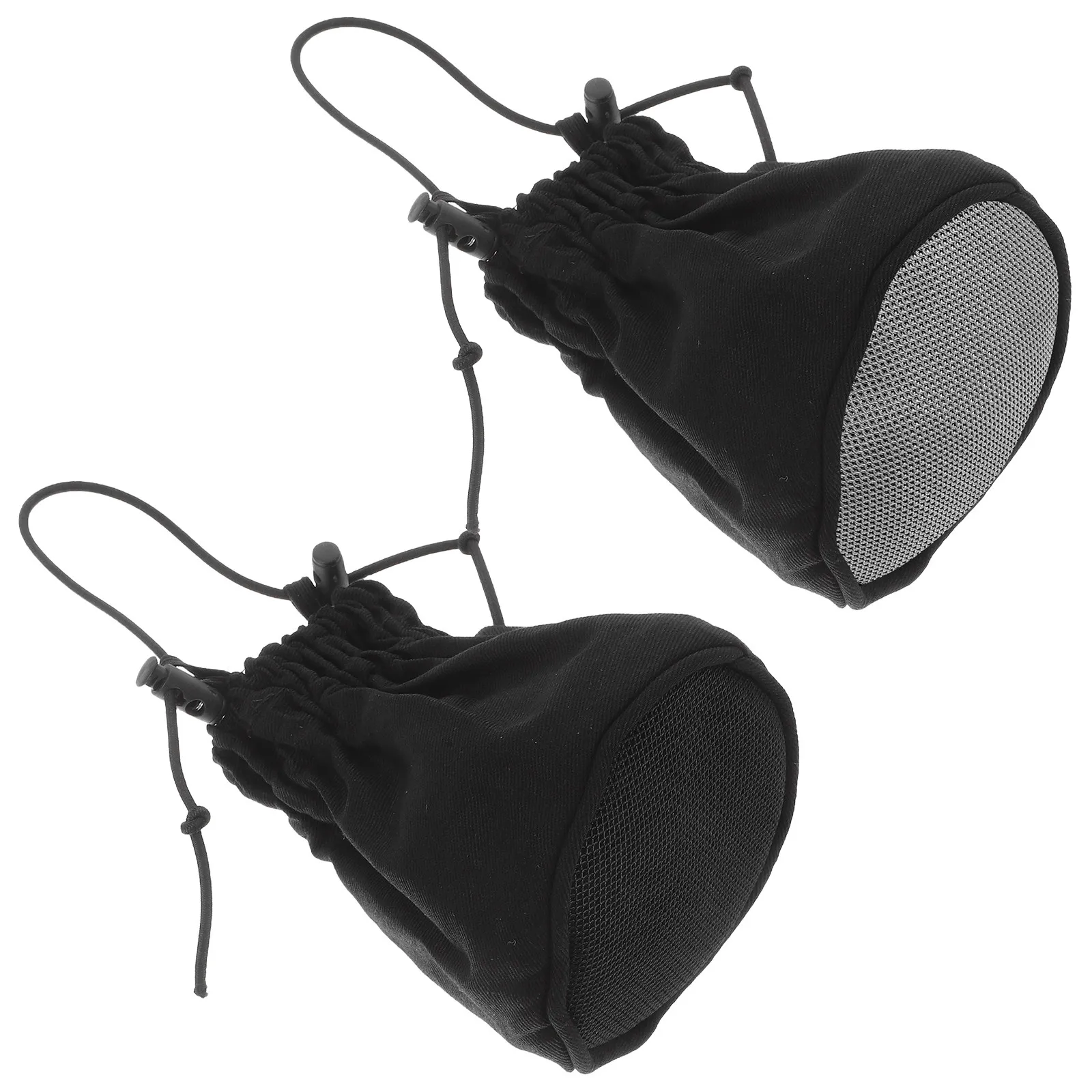 2Pcs Universal Hair Dryer Diffuser Cap Thickened Canvas Foldable Sock Curl Styling Travel Hair Salon Accessory Frizz Control