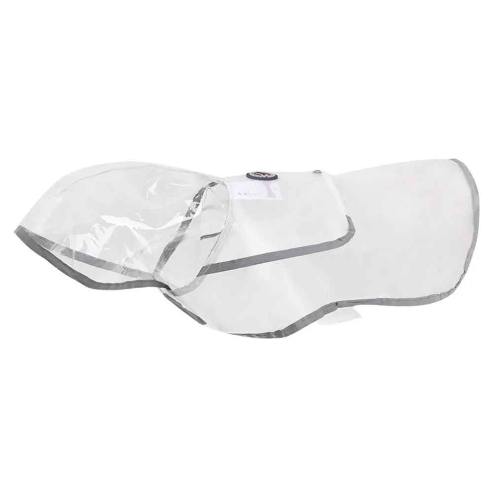 

Waterproof Raincoat Dog Vest Reflective Strip Dog Clothes with Hat Dog Hooded Raincoat Rain Resistant Rainy Dog Costumes Cover