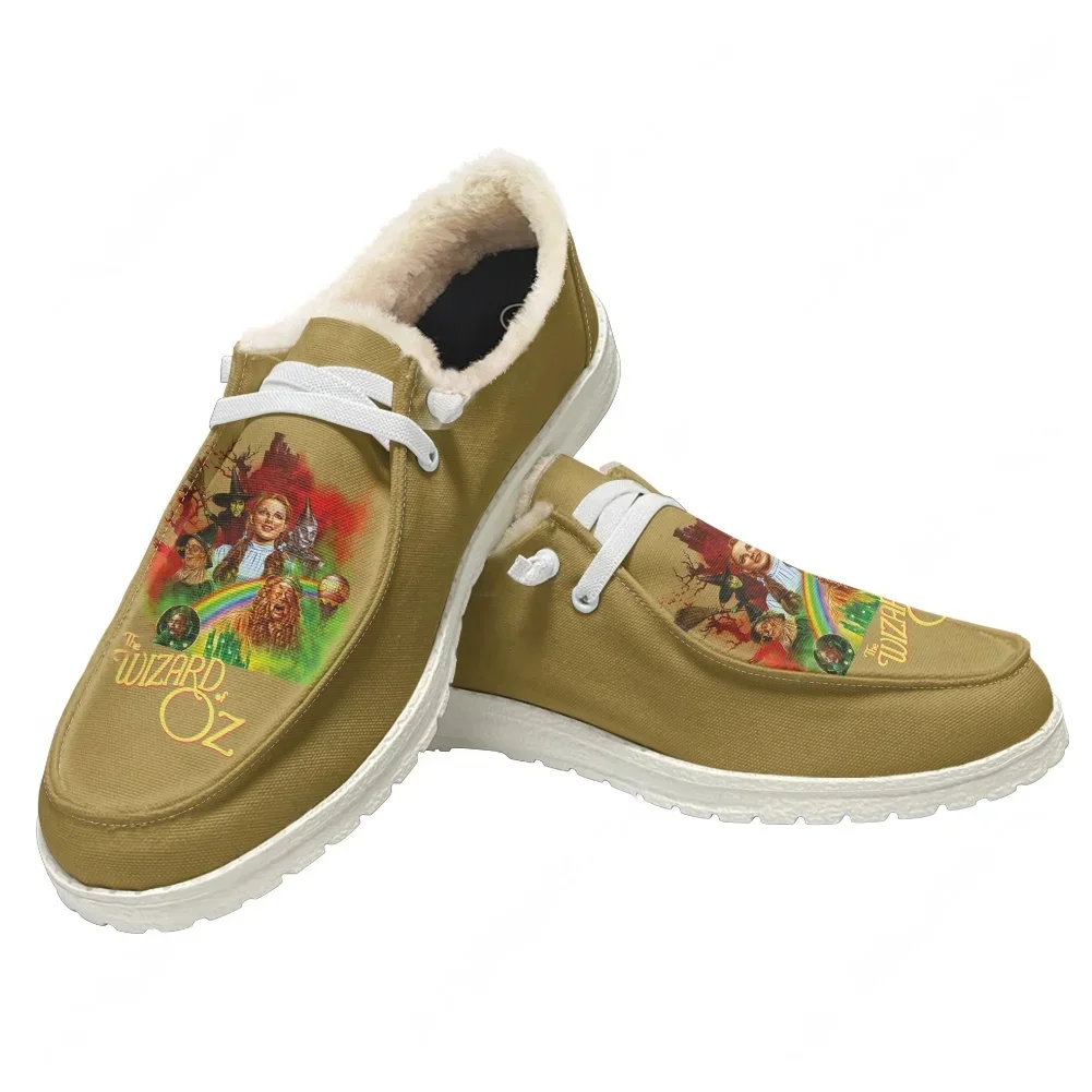 

Плюшевые тапочки «Волшебник страны Оз» для мужчин, женщин и подростков, теплые, для дома и улицы, высококачественная легкая обувь, изготовленная на заказ