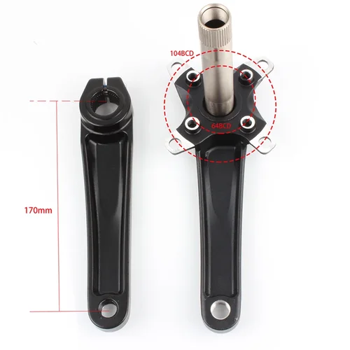 Imagen 2 del producto SLX XT manivela MTB plato 104BCD Triple velocidad bicicleta de montaña bielas para Shimano 9/10 velocidad bicicleta acket para pieza de bicicleta Shimano