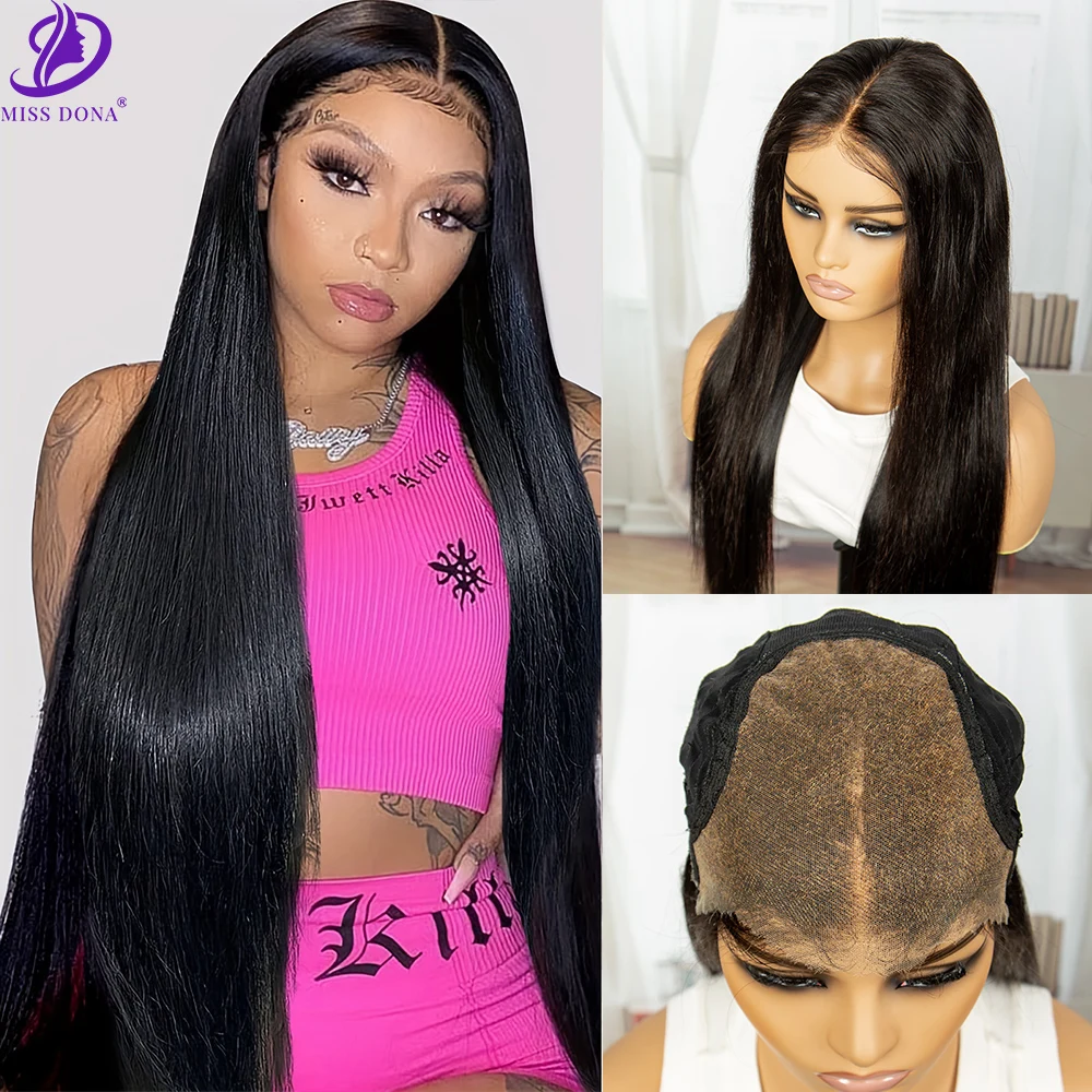 

250 Density 48 Inches 9x6 HD Lace Wigs Straight Human Hair Lace Frontal Wig Bleach Knots Lace Wigs