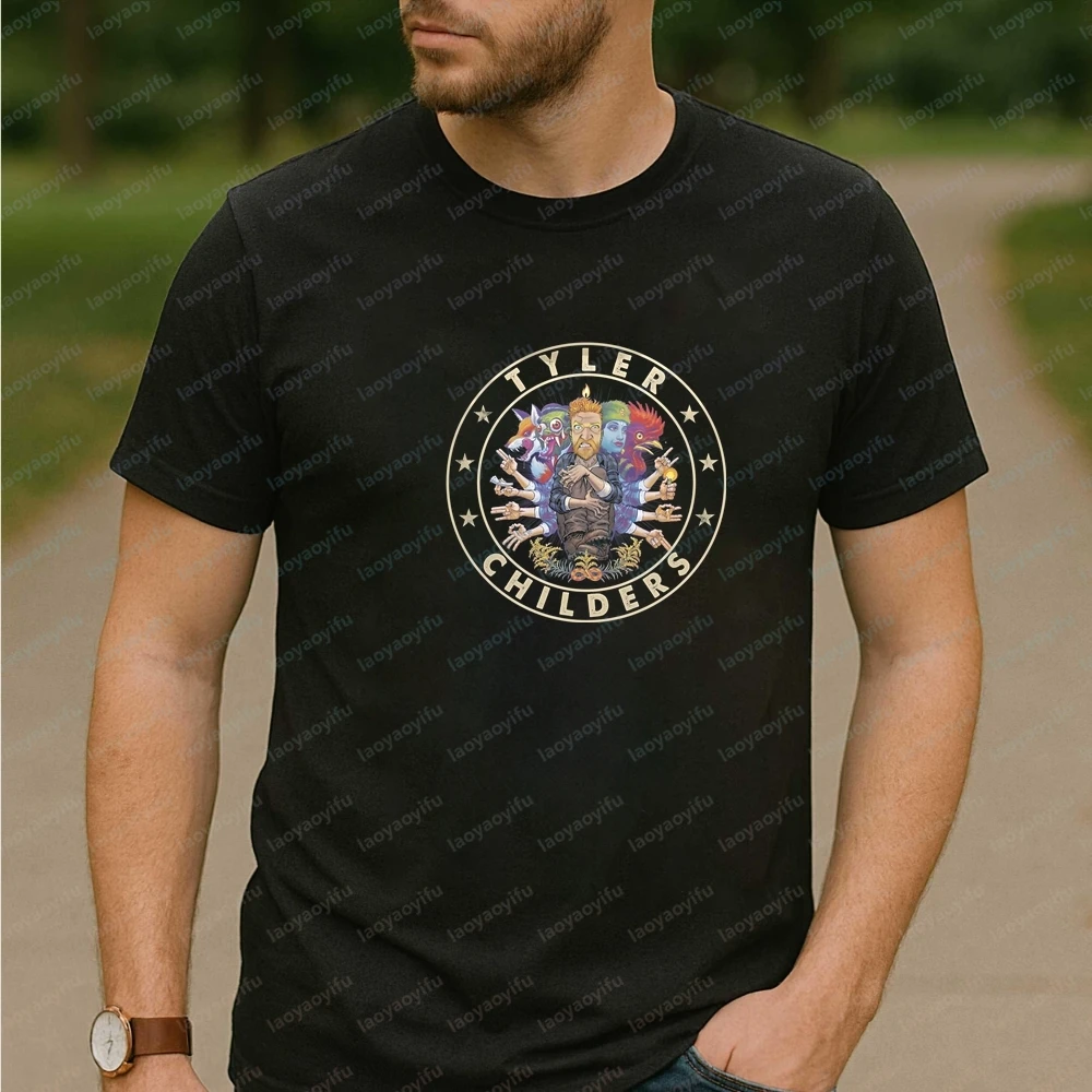 Men's T-shirts and Tank Tops - Country Singer Tyler Childers' Comfortable Short-sleeved T-shirts for Both Men and Women.