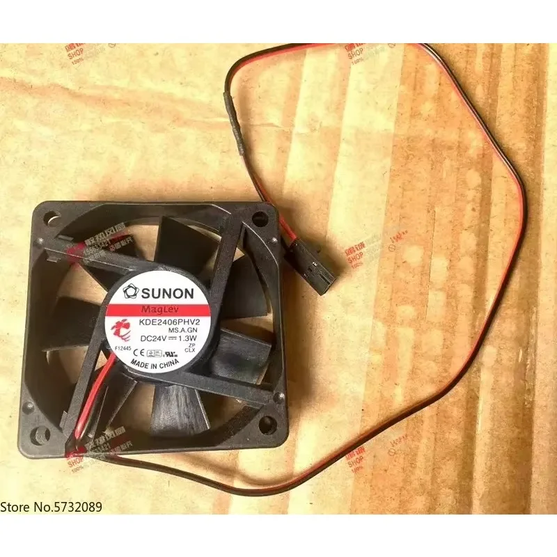 

5 шт. SUNON KDE2406PHV2 6015 24 В 1,3 Вт 6 см супер бесшумный вентилятор для медицинского оборудования Maglev