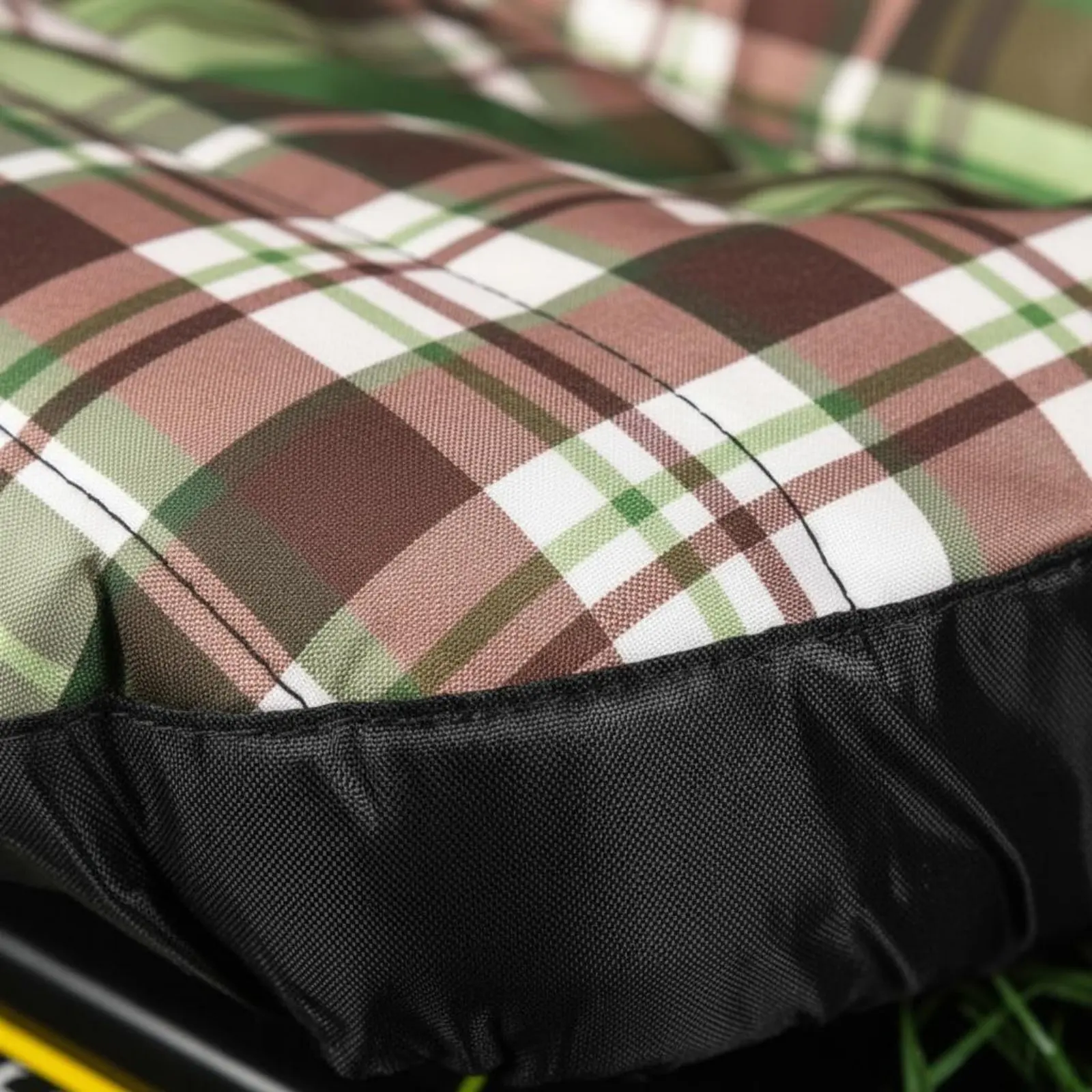 芝刈り機シートカバー耐候性トラクターシートカバー屋外機器アクセサリー弾性裾コード収納ポケット農場用