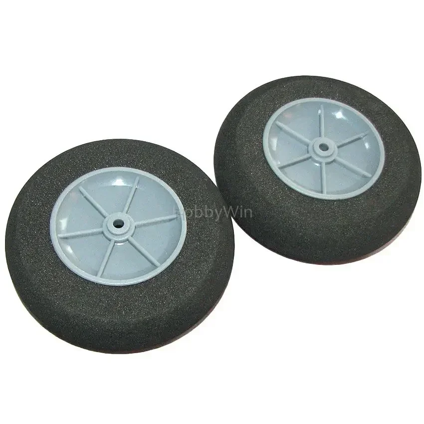 Pneu éponge EVA D105x4x30mm + moyeu en plastique pour train d'atterrissage d'avion modèle RC