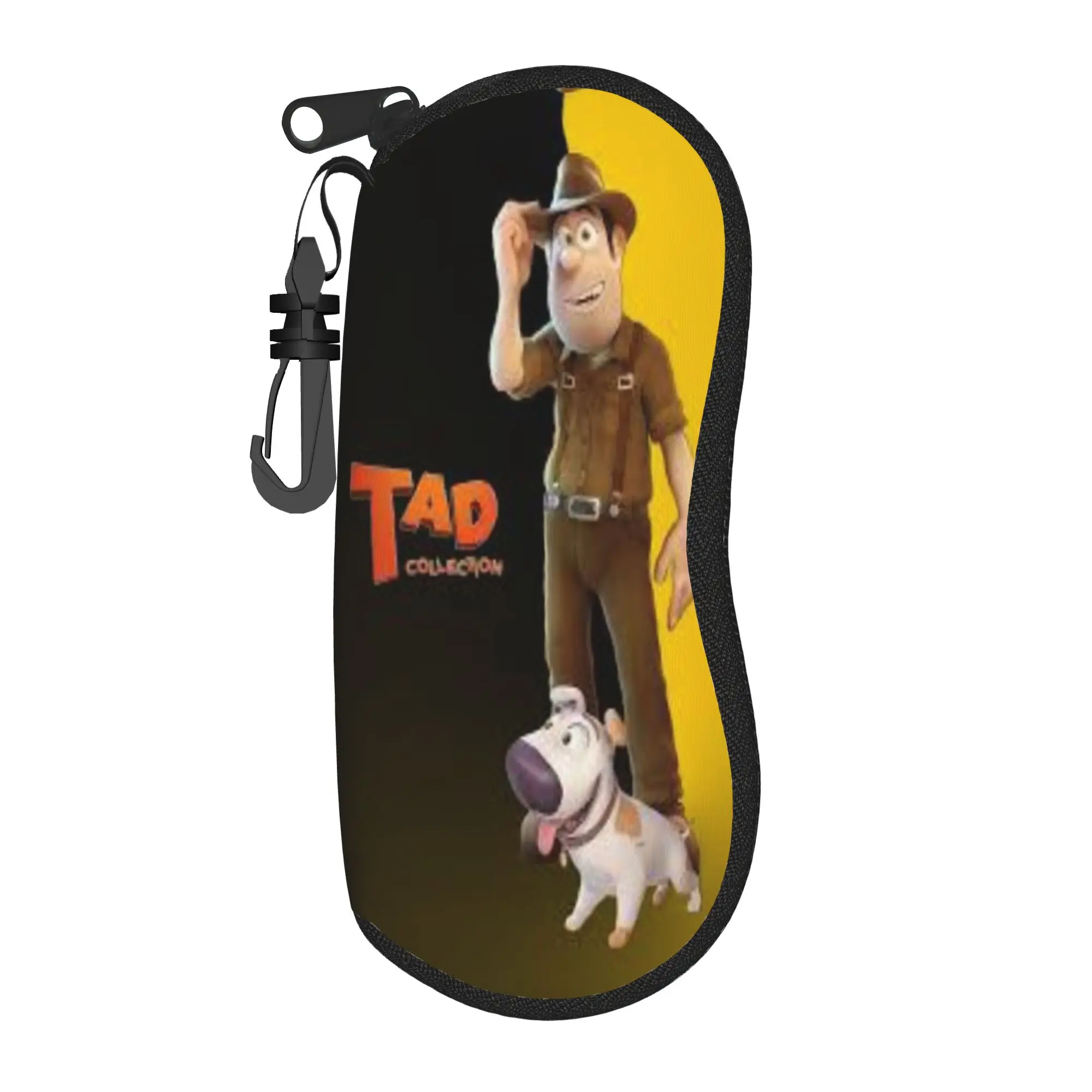 Cute Las aventuras de Tadeo Jones Glasses Case Convenient Accessories  Reading Storage Box Anti-Pressure Eye Contacts Case