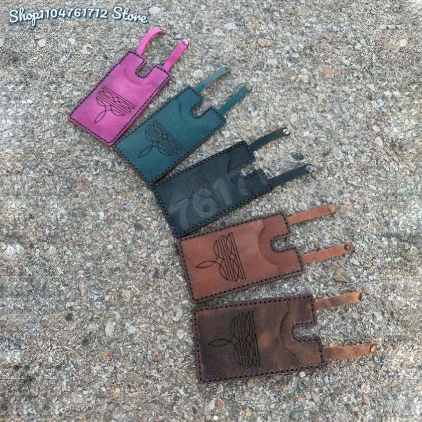 

Fashion Leather Wallet,Handcrafted Leather Boot Credit Card Holder for Women,Small Wallets with Snap Fastening Storage Bags