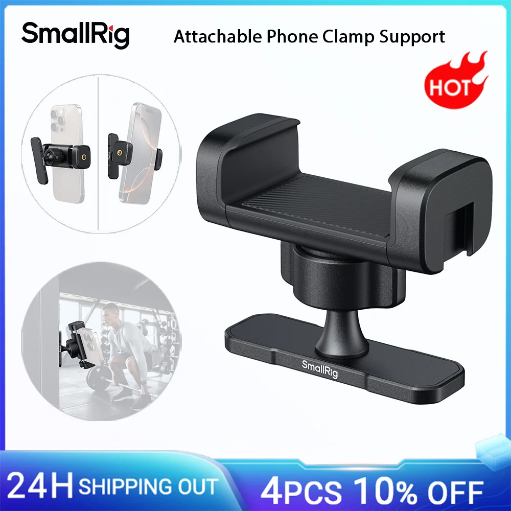 SmallRig magnetische aufsteckbare Telefonklemmenhalterung für iPhone 12–16 für Android-Modelle für Autofenster, Windschutzscheiben -5582