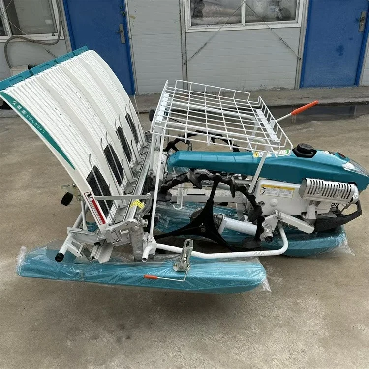 Rice Transplanter Machine Price Rice Seedling Planter 6 Lines Rice Transplanting Machine Paddy Field Planter Machine