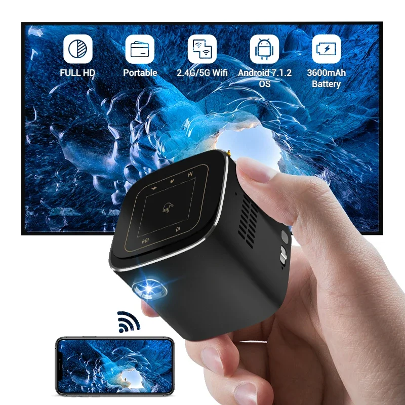 High Quality Super Mini Pocket  Projector Pocket Portable Outdoor Camping Projectors