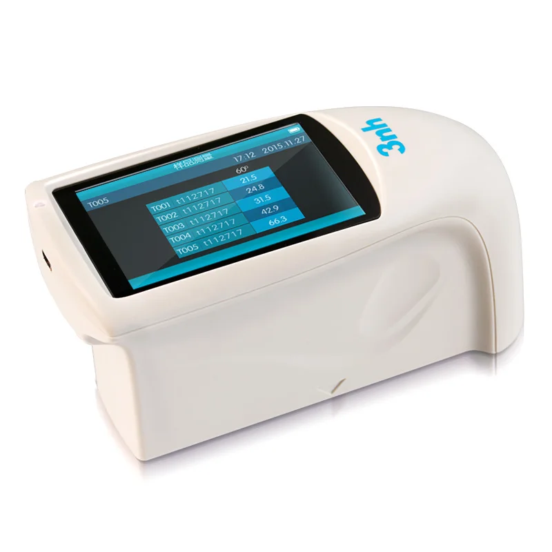 HG268 Electronic Tri-Angle Gloss Meter for Automobile Paint Ink Coatings Wood Products; Measures Gloss Marble Plastic Paper