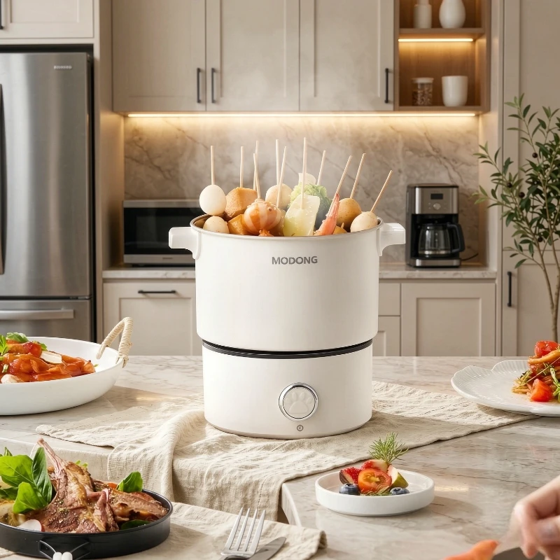 Hot Pot Portable Dual - 2L Dual Voltage 110V 220V Electric