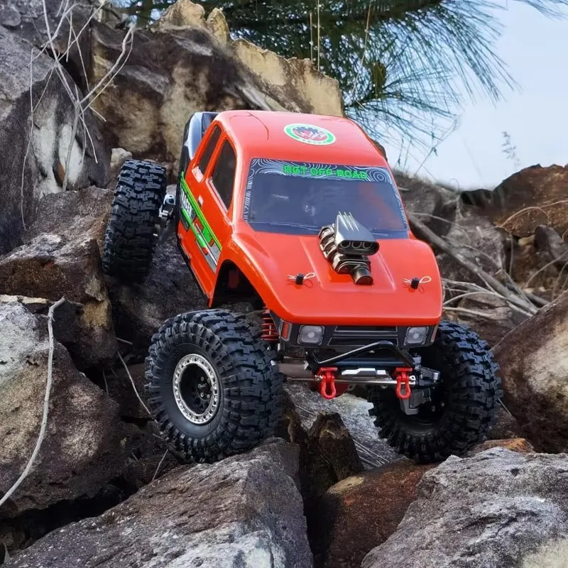 Novo rgt ex86180pro 1/10 rc simulação elétrica de controle remoto fora de estrada modelo carro rastreador rtr eixo de metal adultos crianças brinquedos