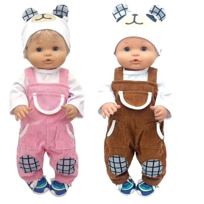 

40cm Reborn Baby Doll Clothes Rompers 16 Inch Nenuco Doll Outwear Children Gift Toys Costume