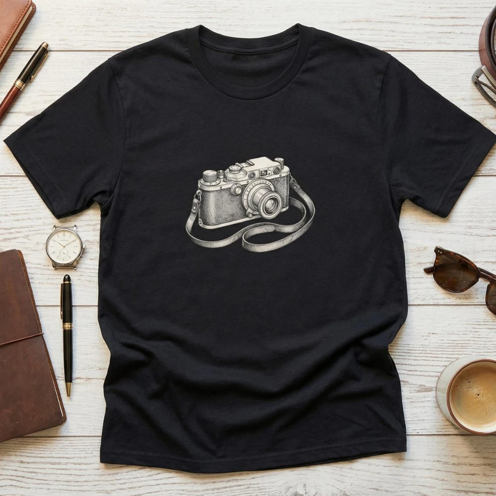 Camiseta Vintage con Diseño de - Photography Graphic Design reseña y precio