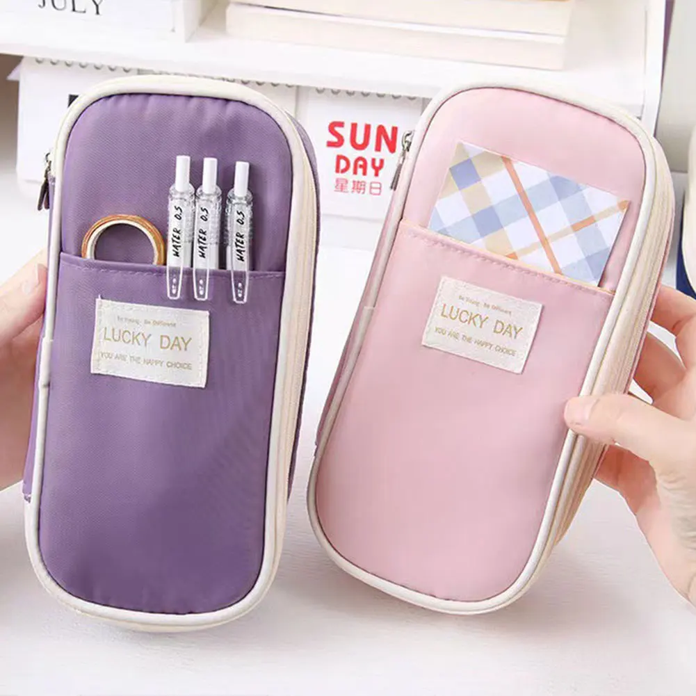 Универсальная легкая сумка для хранения канцелярских принадлежностей для мальчиков и девочек