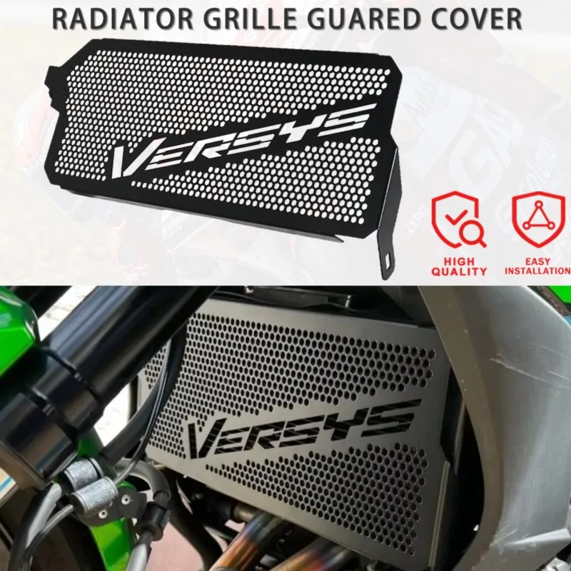 

Motorcycle Radiator Guard Protector Grille Grill Cover For Kawasaki Versys 650 VERSYS650 2015 2016-2018 2019 2020 2021-2023 2024