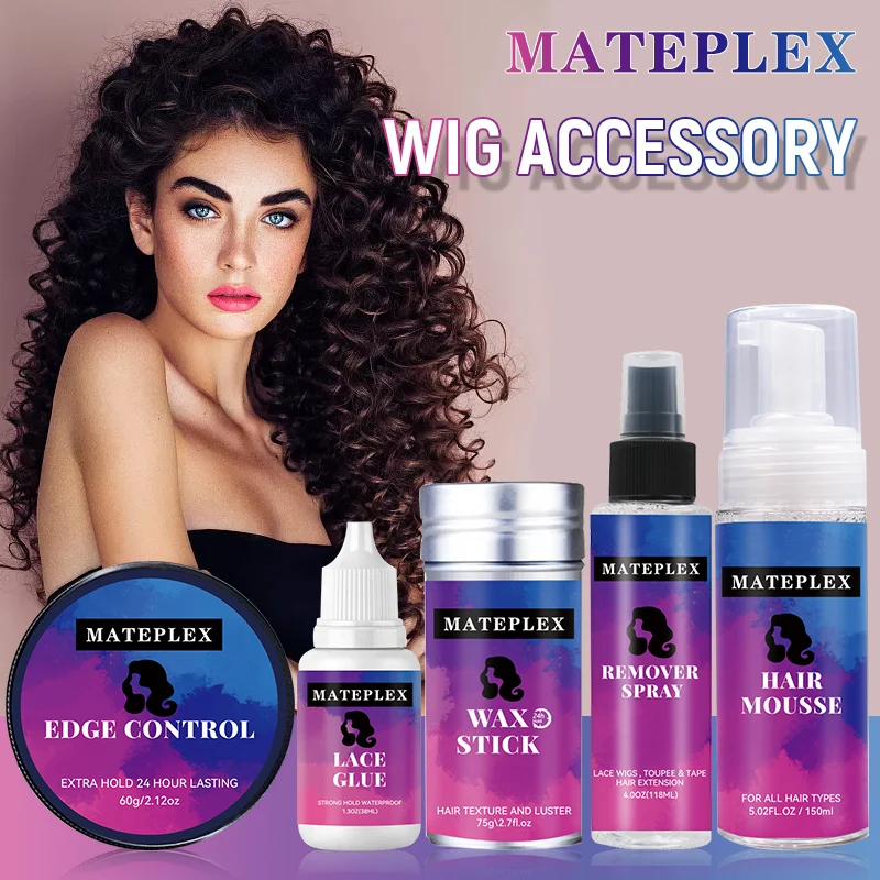 

Wig Glue Waterproof Lace Glue Strong Hold Wax Stick for Wig Edge Control Broken Hair Finishing Curly Hair Mousse for Frontal