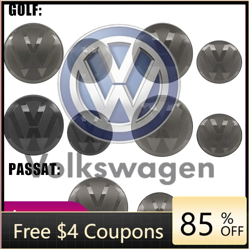 

Наклейки на автомобиль 2026: Горячие стилизационные накладки для VW Volkswagen Jetta MK5 Golf, 2 шт. (передняя и задняя эмблемы) для Volkswagen VW Golf 6/Golf