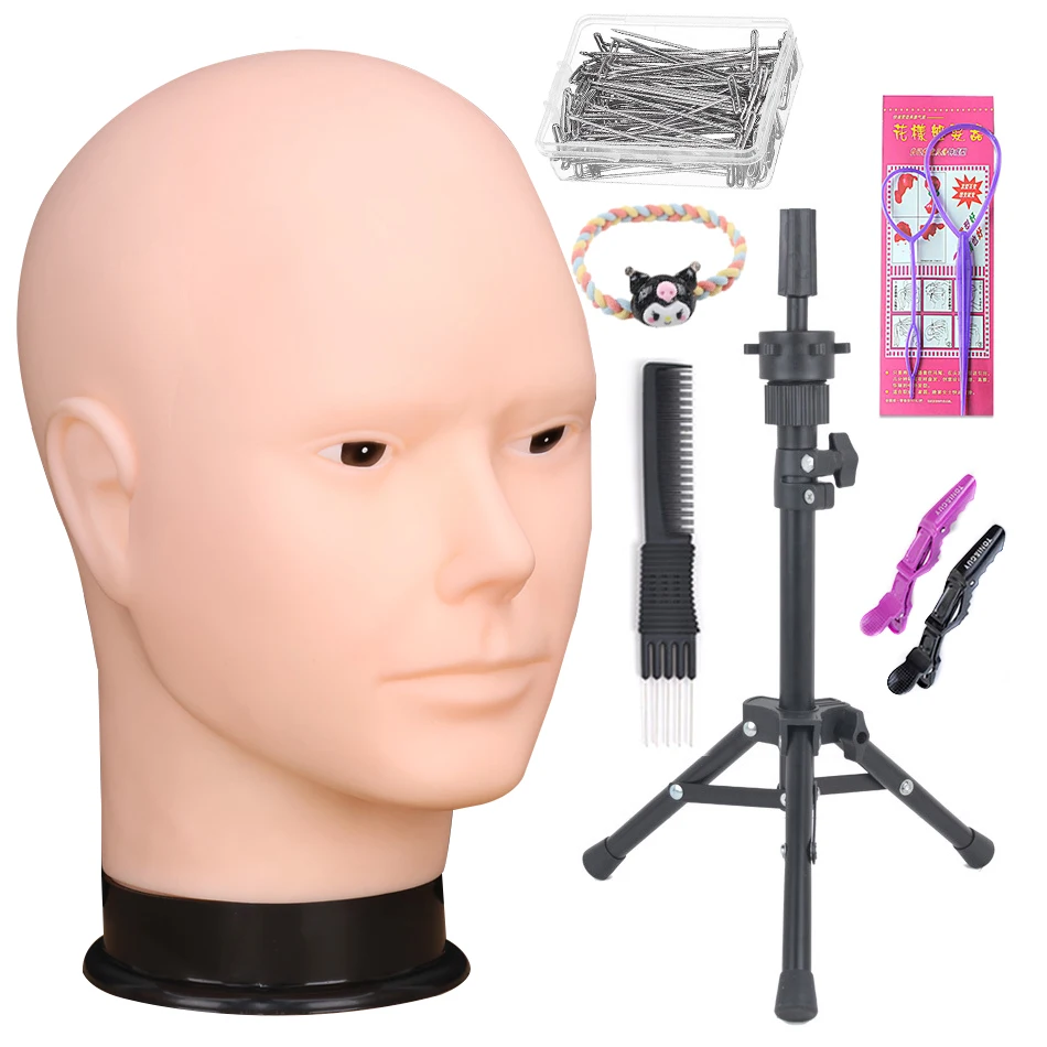 Adjustable Mannequin Head Wig Stand