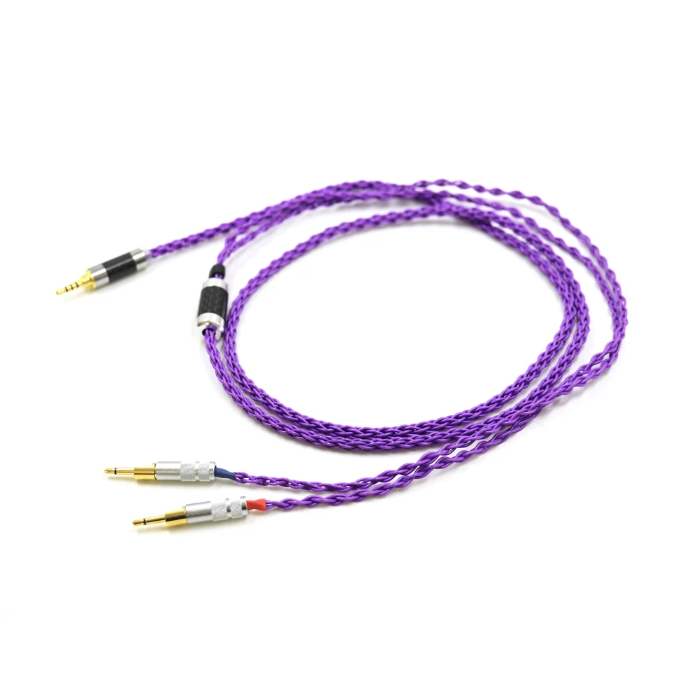 Wysokiej jakości kabel słuchawkowy Balance 3,5 Xlr 4,4 męski na podwójny 2,5 mm 8-żyłowy kabel słuchawkowy do hd 700 sennheiser hd700 nw zx300a