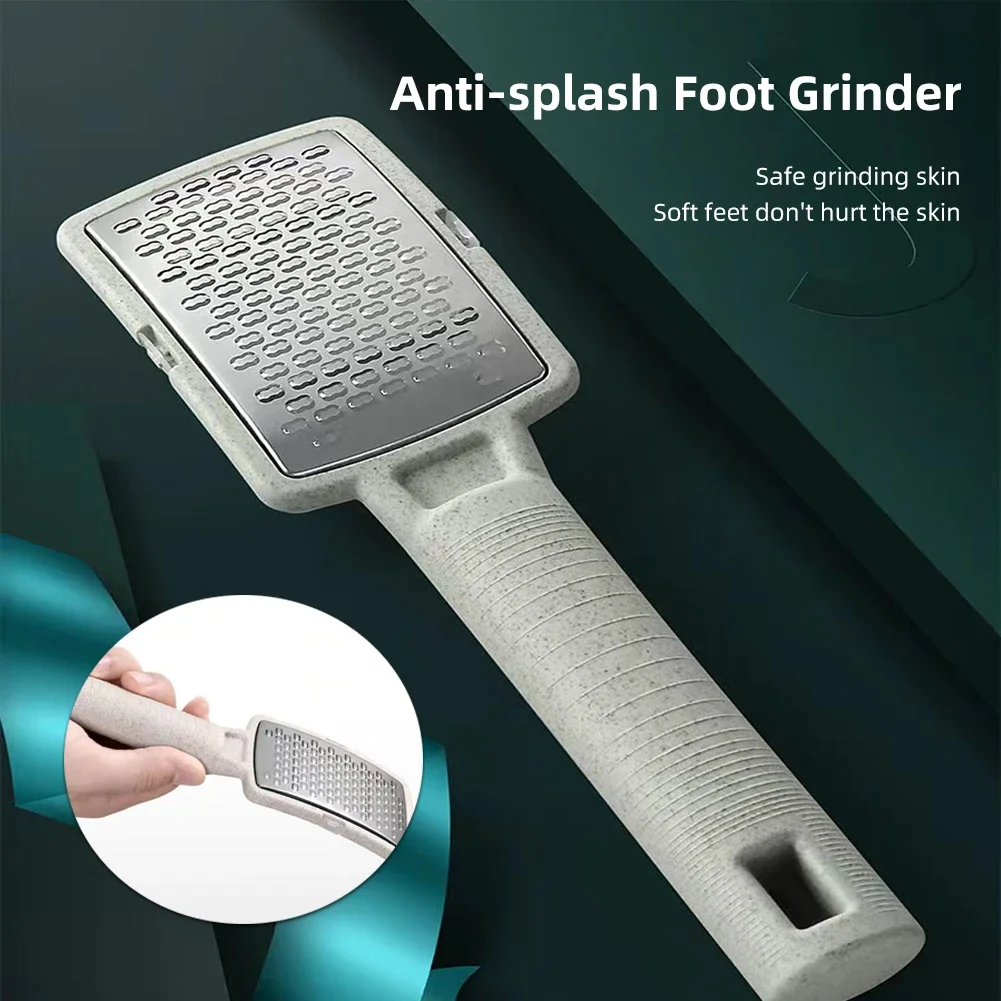 1Pc Anti-splash Fuß Grinder Entfernen Abgestorbene Haut Schwielen Peeling Reiben Trittbrett Datei Waschbar Langlebig Manuelle Pediküre Werkzeug