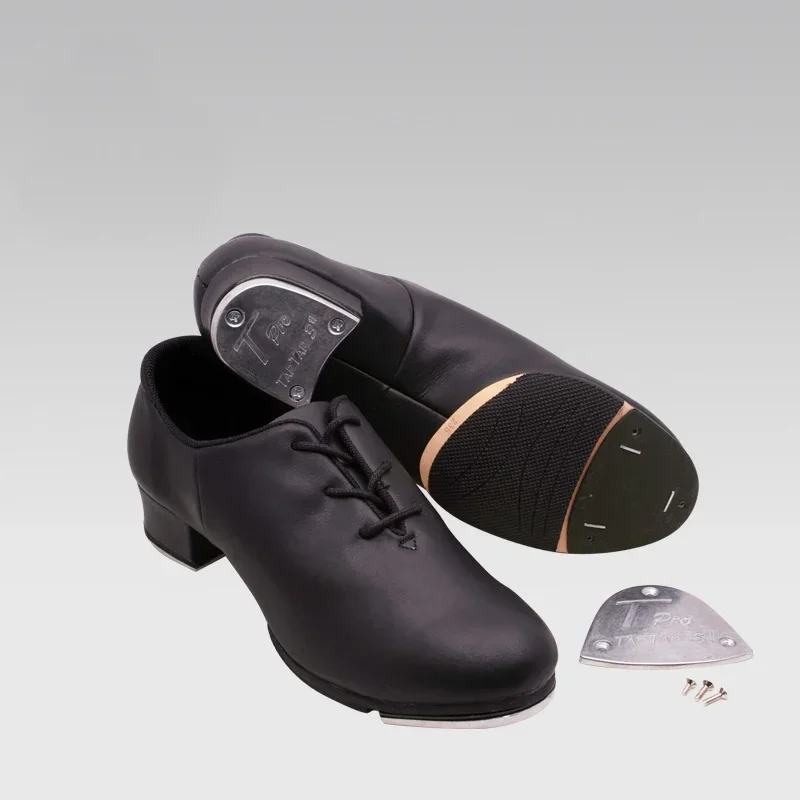 Professional adult high-quality soft-soled lace-up tap shoes