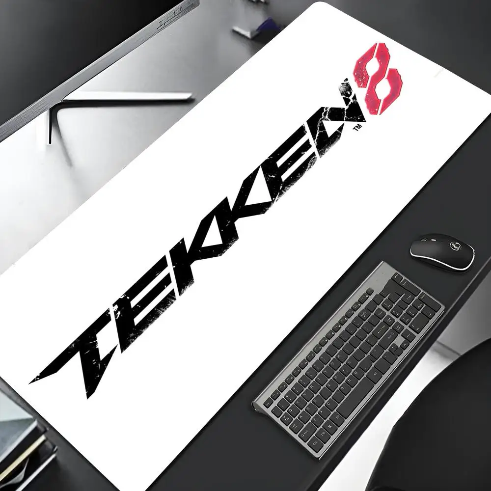 Tekken 8 Mouse Pad Gaming Locking Edge Big Computer Gamer Large Rubber Keyboard Art Mousepad Laptop Desk Mat