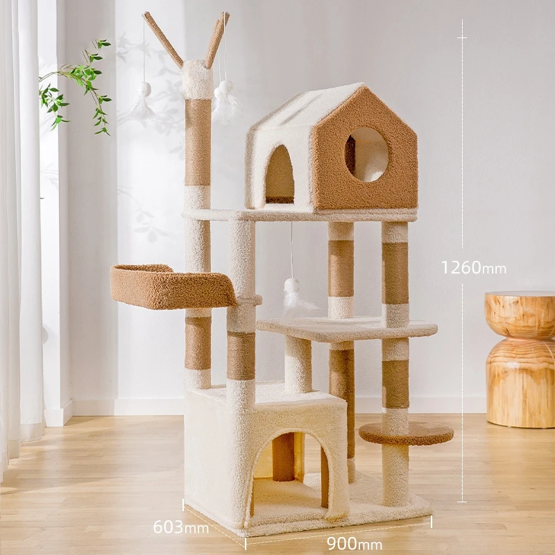 

Pet Cat Furniture Available in Multiple Colors & Styles High Cat Tree Large Cat Tower tree