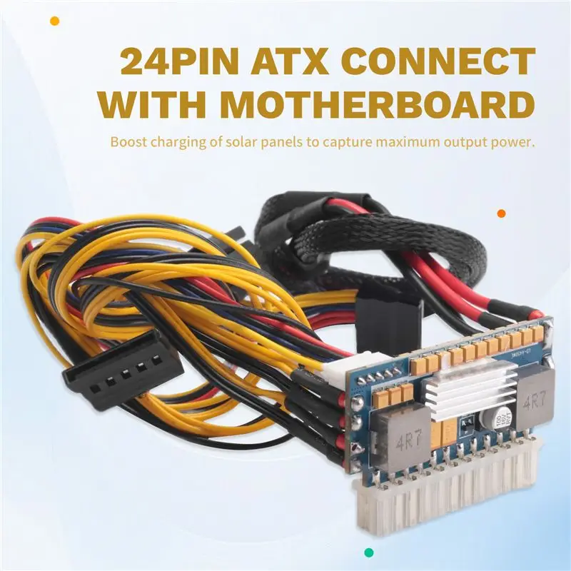 Nieuw - 450W 24Pin 12V DC-ingang 450W uitgang Realan Mini ITX Pico PSU DC ATX PC-schakelaar DC-DC ATX-voeding voor computer Gemakkelijk te U