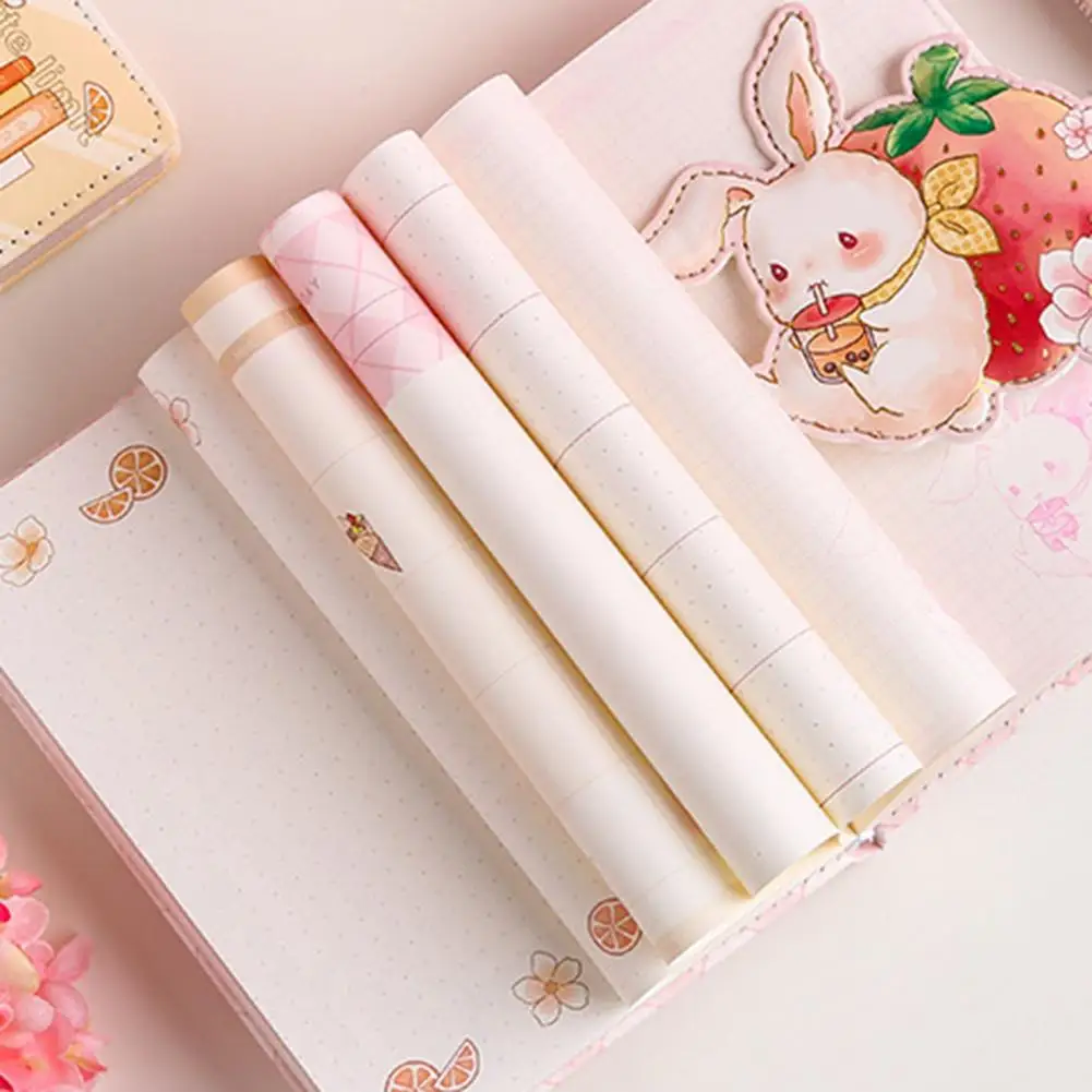 Useful Diary Book Fine Workmanship 112 Sheets Cartoon Pattern Schedule Book Ribbon Bookmark Student Scrapbook Home Supplies