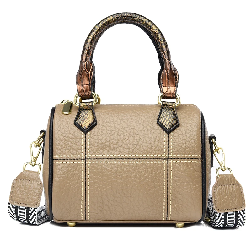 100% Genuine leather cowhide handbag women Classic designer crossbody bags for ladies purses high quality tote bolsa feminina