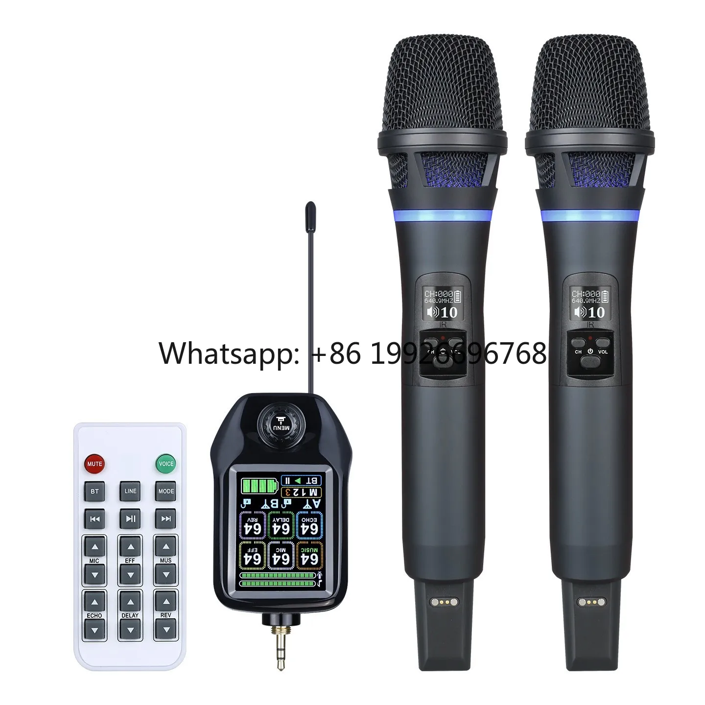 M510 N30 2500mAh High-power 18650 Replaceable Battery, Magnetic Charging  UHF Wireless Handheld Microphone