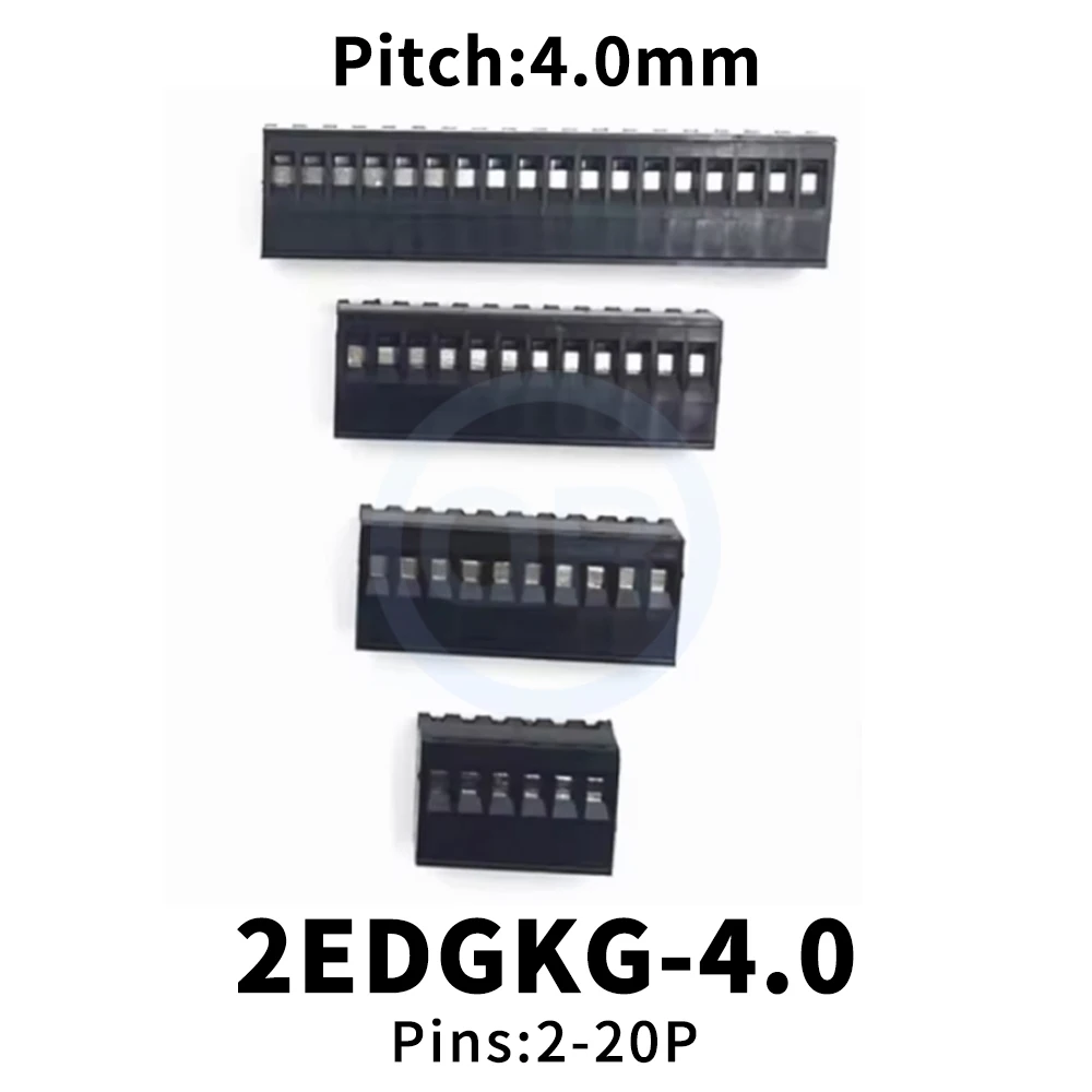 (1 Unidade) Bloco de Terminais PLC 2EDGKG 4.0mm para PCB Siemens S7-200 1200SMART 4.0 Suporte de Furo Individual (Bloco de Terminais) 2P ~ 20P