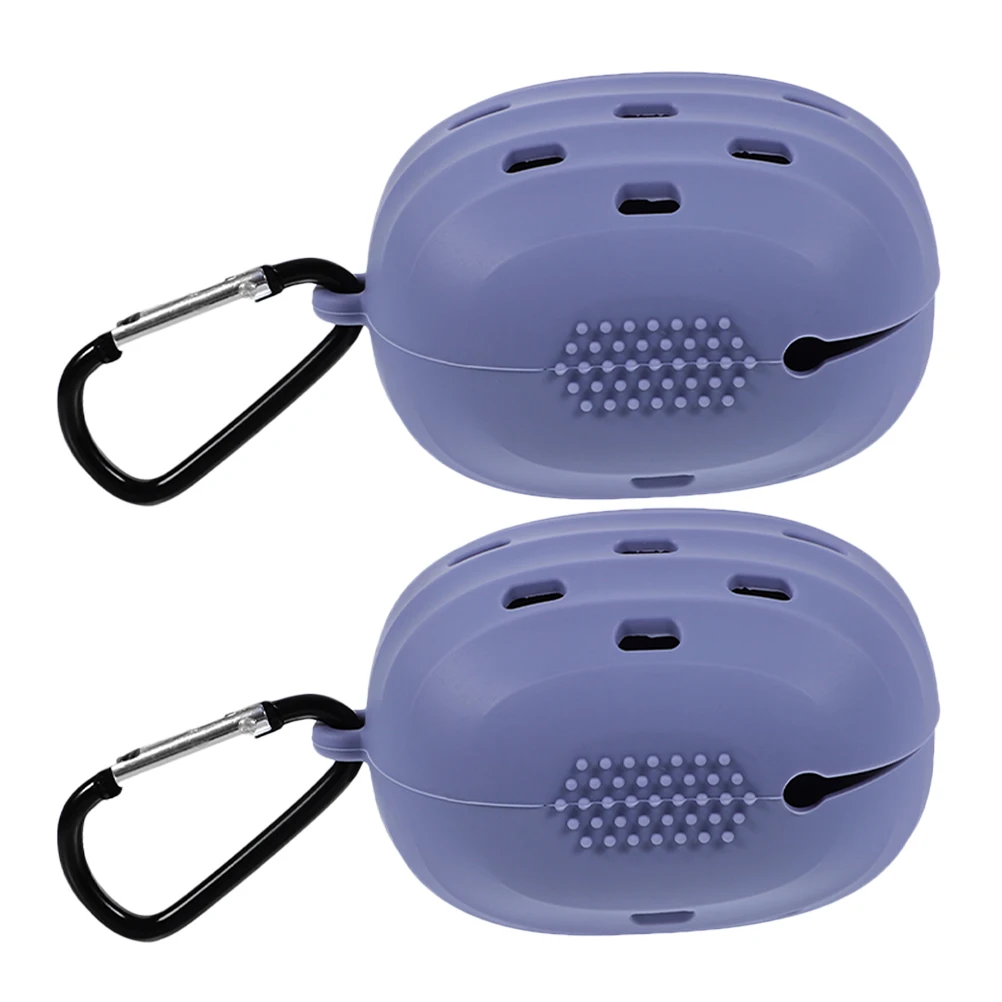 

2 Pcs Beauty Egg Storage Box Makeup Sponge Container Liquid Puff Case Travel