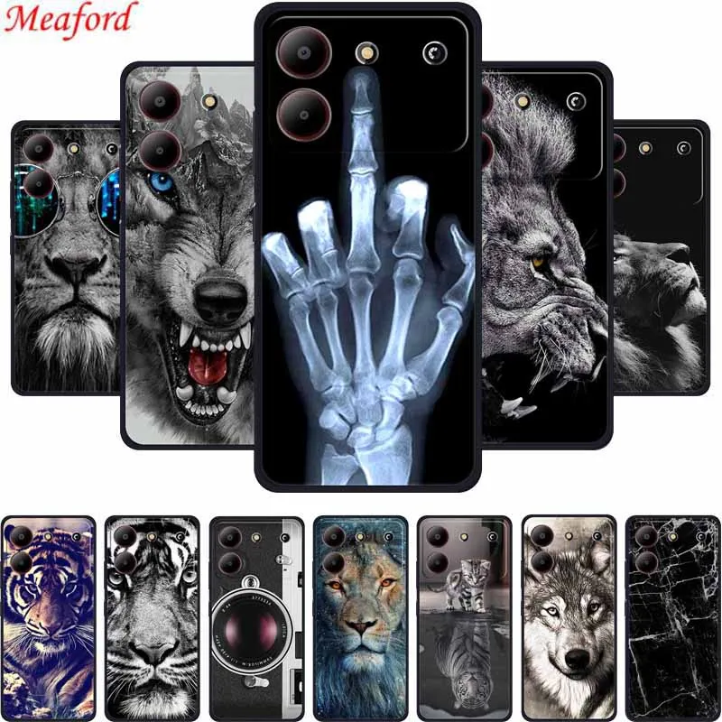 For ZTE Blade A54 4G Back Cover Case A 54 Shockproof Black Silicone Soft Phone Case For ZTE Blade A34 Phone Case Funda Coque Bag