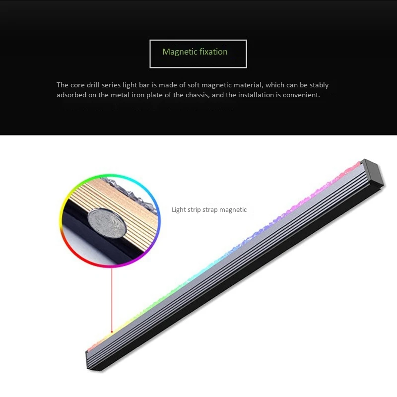 Light Bar, argh สีสันสดใสแชสซีสำหรับตกแต่งบาร์แสงเหมาะสำหรับเดสก์ท็อป