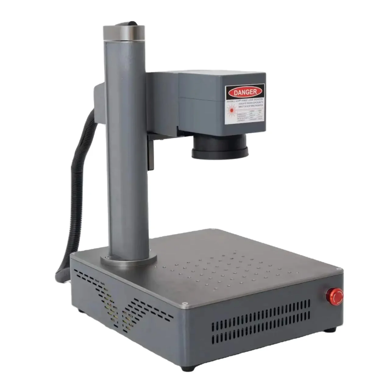 

20W High-Speed High-Precision CNC Air-Cooled Static Floor Type Fiber Laser Marking Machine DXF/PLT/BMP/AI For All Metals