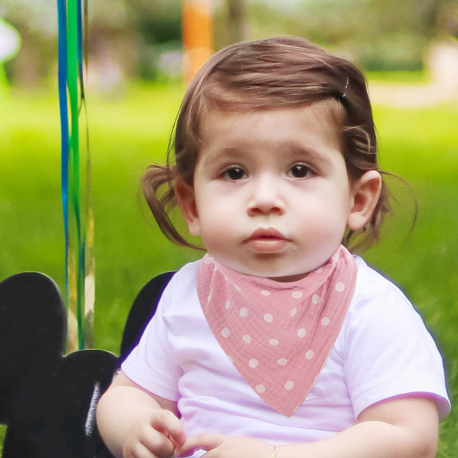 

Cotton Bibs Soft Breathable Comfortable for Feeding Teething Infant Saliva Drooling Bandana Baby Bibs Toddler Bib