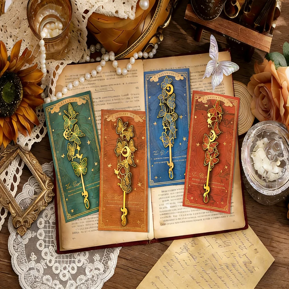 Colorful Design Butterfly Meta - đánh giá và giá Resin Art Bookmark