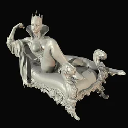 The height of man 50mm 75mm 90mm Resin model kits figure beauty colorless and self-assembled 3D Printing TD-7099/3D