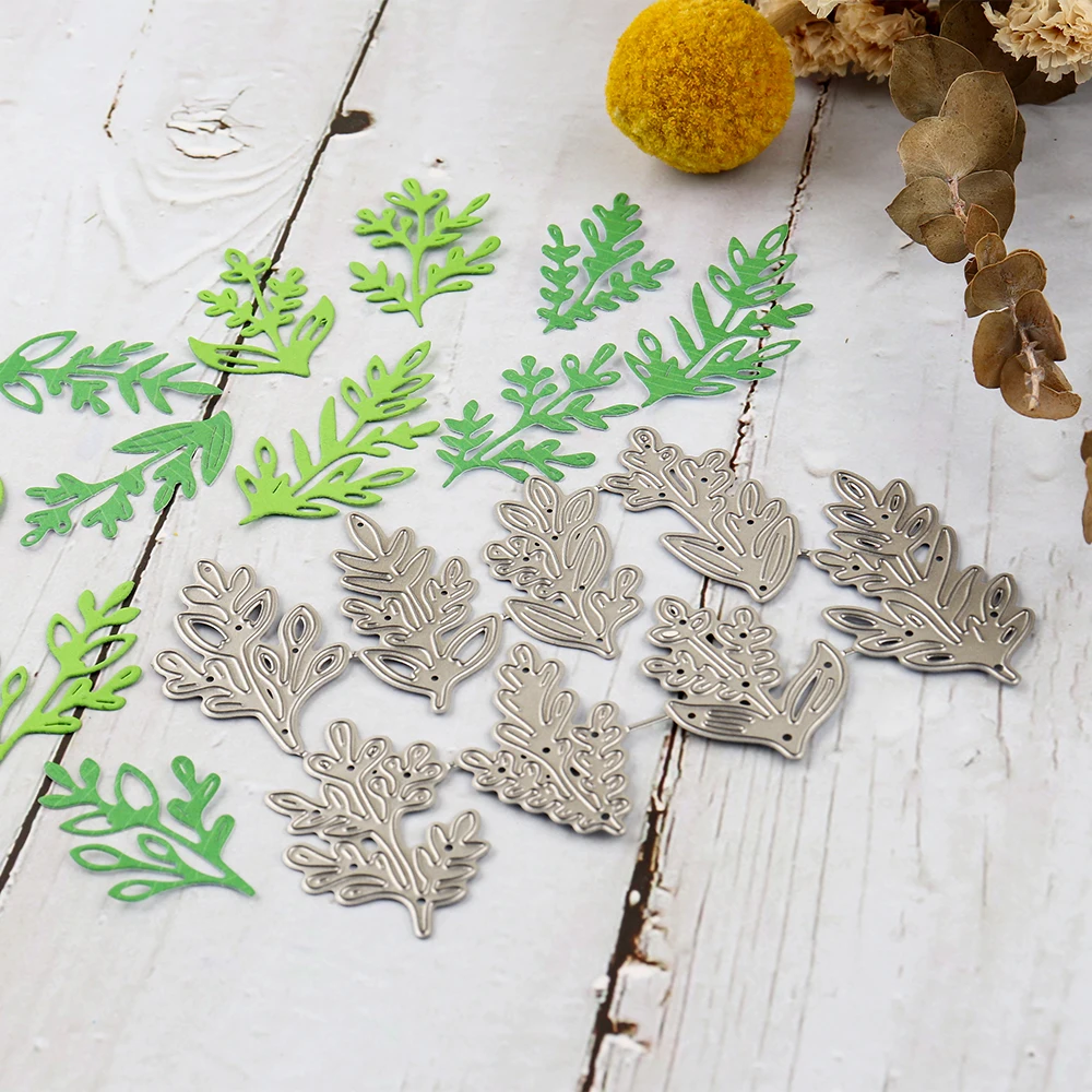 metal cutting dies mold branches leaves die cut DIY Scrapbooking paper craft knife mould blade punch stencils embossing dies