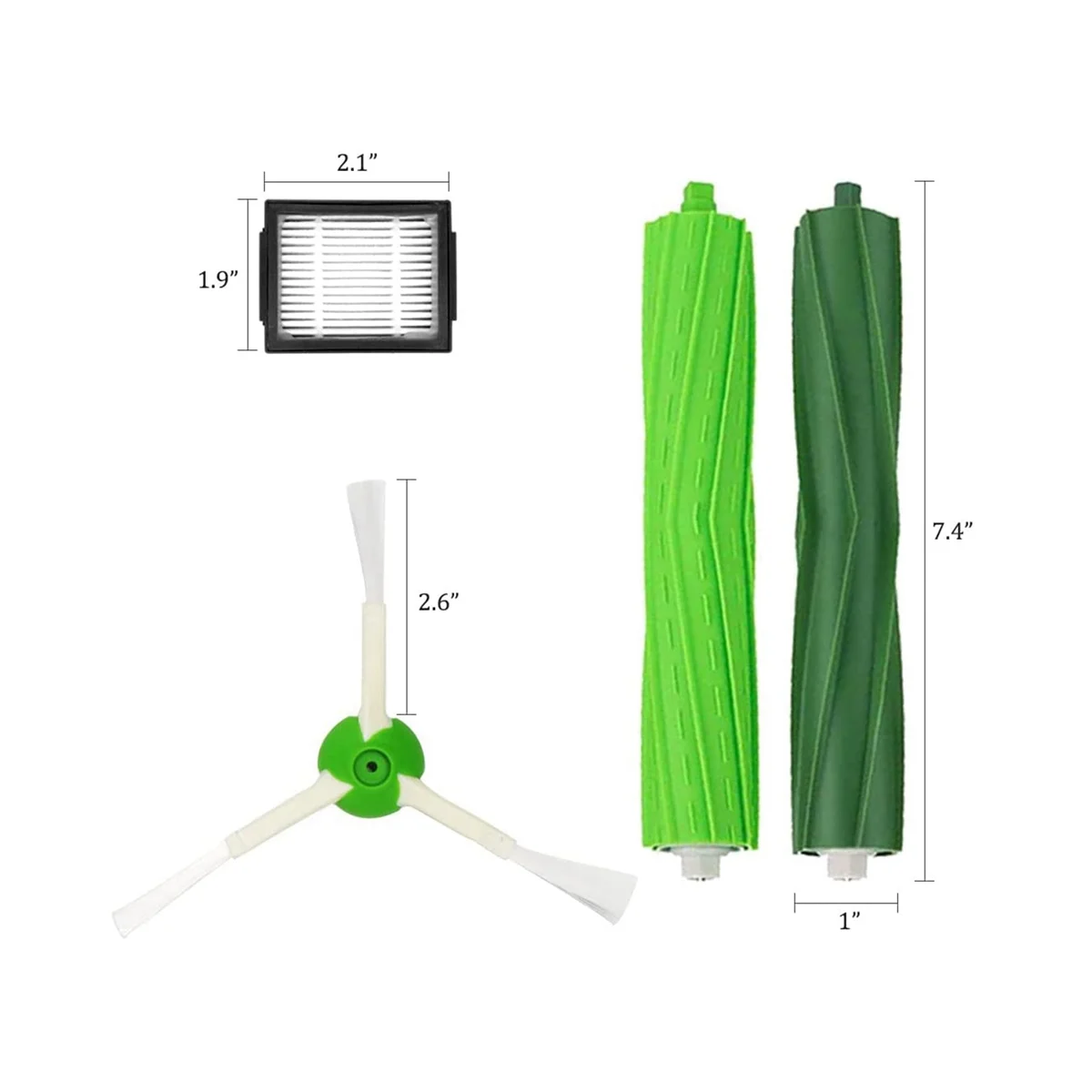 IRobot Roomba i7 i2, i3, i4, i6, i6, i8, i8 Plus,j7, j7, j7,e5, e6, e7, i用の交換部品e & j