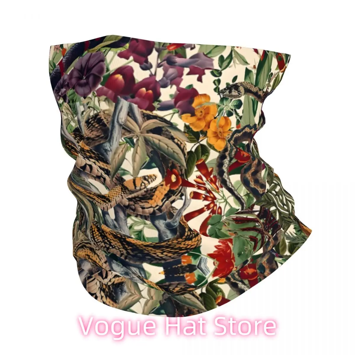 

Dangers In The Forest Bandana Neck Gaiter Printed Balaclavas Wrap Scarf Multifunctional Cycling Running for Men Adult