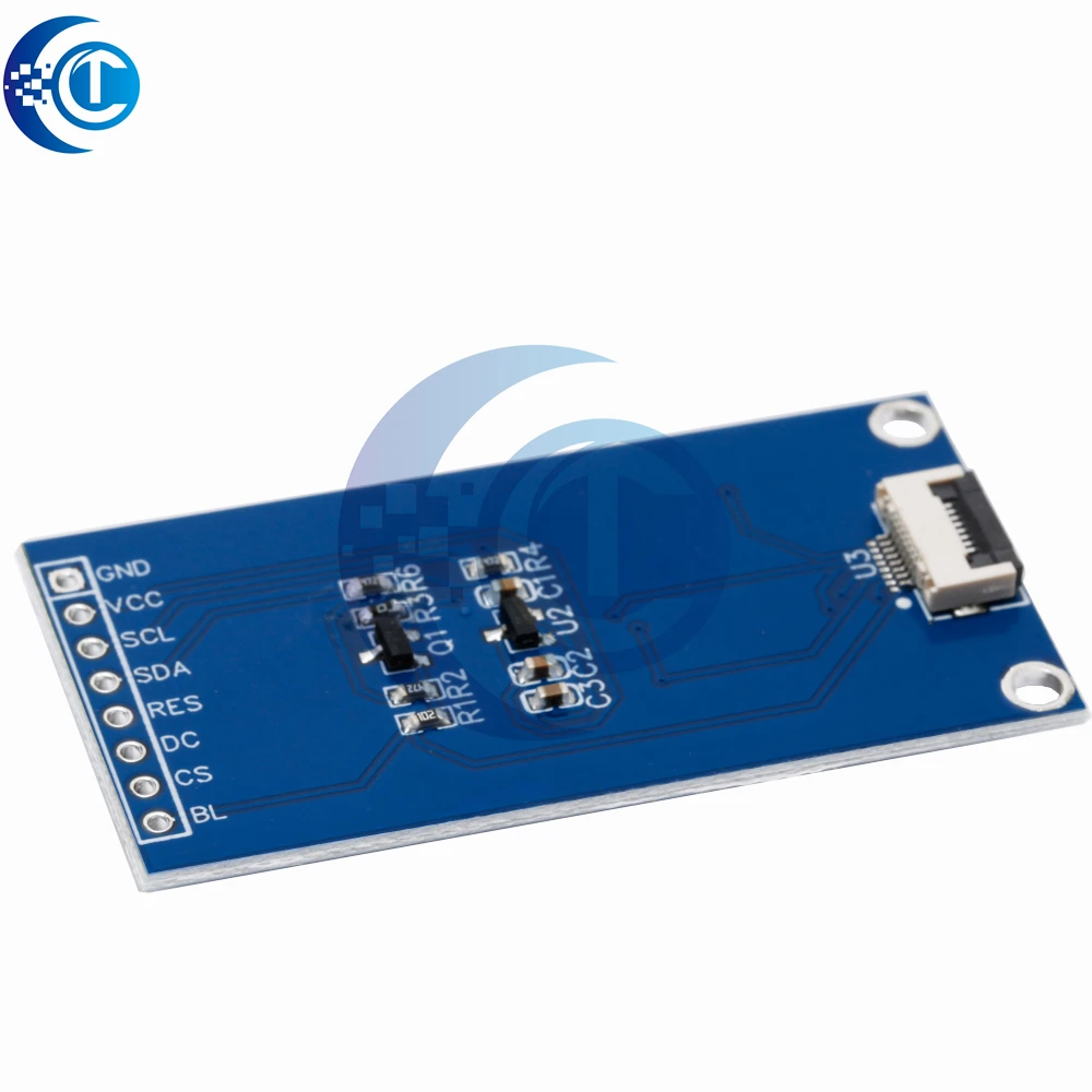 1.68 Inch Long Strip TFT Display (NV3007): 142×148 LCD Module – Full-View SPI Color Screen for Arduino