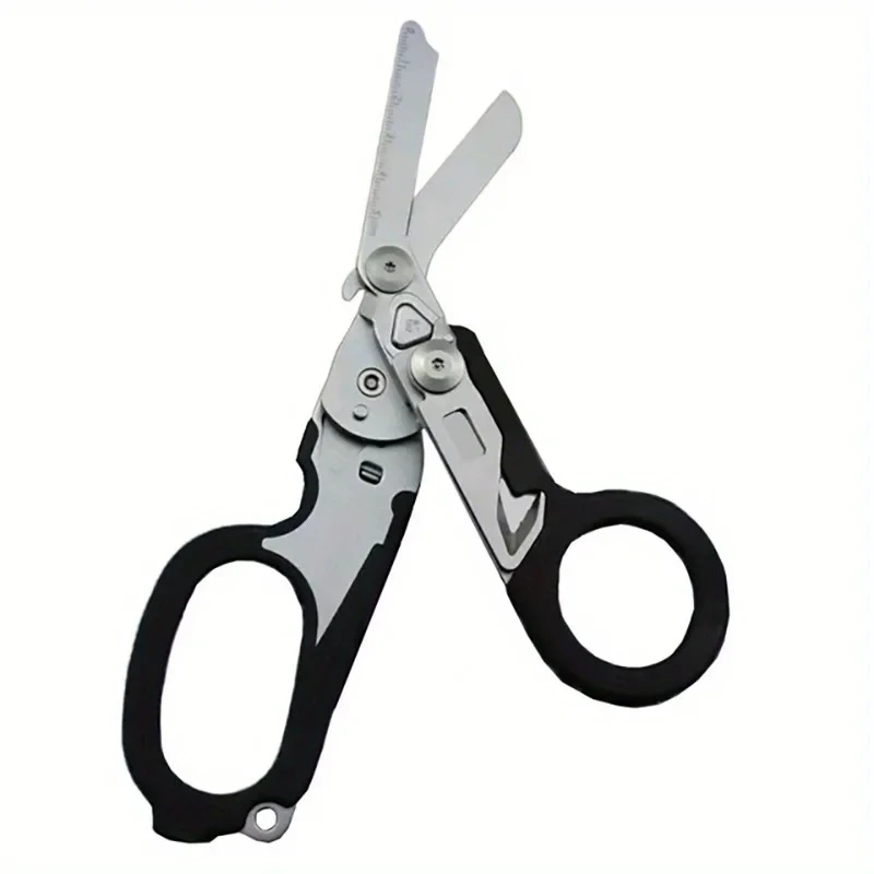 Raptors First Aid Expert Tactical Folding Scissors Outdoor Survival Tool Multifunction Heavy-Duty Emergency/Trauma Shears