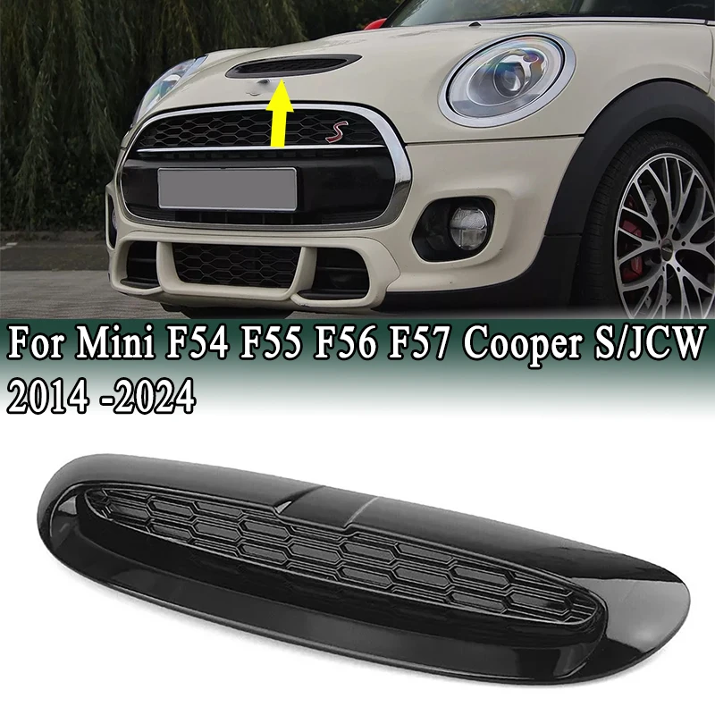 

For MINI F54 F55 F56 F57 Cooper S SD JCW 2014-2024 Gen 3 Engine Hood Bonnet Scoop Air Vent 51137328312 51137376052